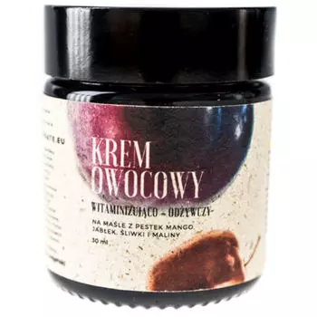 Trawiaste натуральный фруктовый крем для лица, 30 мл