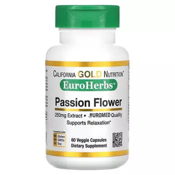 Травяная Добавка California Gold Nutrition EuroHerbs, 60 растительных капсул