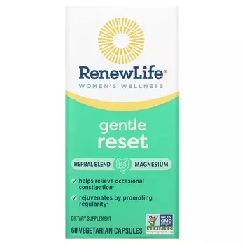 Травяная Добавка Renew Life Women's Wellness Gentle Reset, 60 капсул