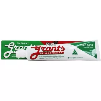 Травяная и минеральная зубная паста Grant's of Australia с алоэ вера, 3,85 унции
