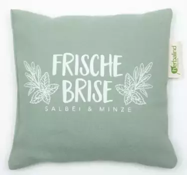 Травяная подушка Herbalind "5052 травяная подушка FRESH BREEZE", (1 шт.) 20х4х20 см, зеленый/белый