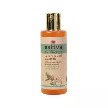 Травяной шампунь Мед и Миндаль 210мл Satva Hair Cleanser, Sattva