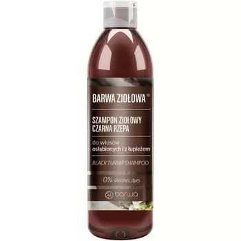 Травяной шампунь с черной репой для чувствительных и тонких волос 250мл, Barwa