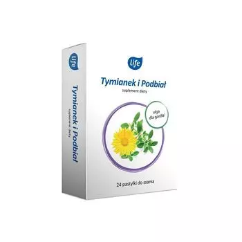 Травяные пастилки Life Tymianek i Podbia Pastylki, 36 шт