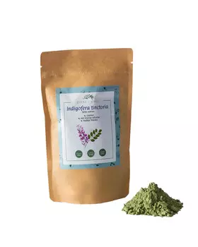 Травы сои, Indigofera Tinctoria - Pure Natural Indigo, 100 г Zika z Sojatu