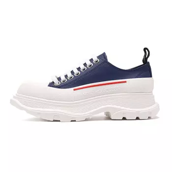 Tread Slick женские повседневные туфли женские синие/белые Alexander Mcqueen