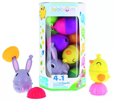 Trefl, Lalaboom, Animals Farm, 24 предмета, 61715