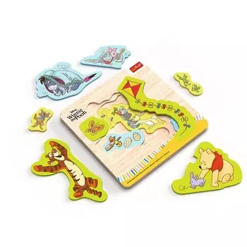 Трефл, Пазл деревянный Винни Пух, 12 шт. Trefl