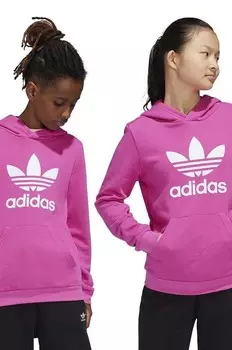 TREFOIL HOODIE детская толстовка adidas Originals, розовый