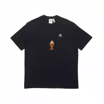 TREFOIL TEE Футболка унисекс черная Adidas Originals, черный