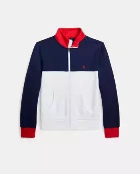 Трехцветная толстовка для мальчика на молнии Polo Ralph Lauren, мультиколор