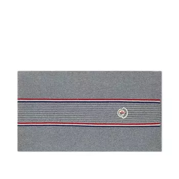 Трехцветный шарф Moncler, серый