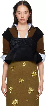 Трехмерный плиссированный топ SHUSHU/TONG