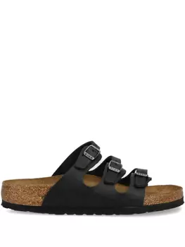 Трехремешковые слайдеры Florida Birkenstock, черный