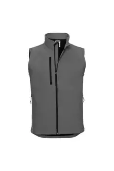 Трехслойная куртка-жилет из мягкого материала Russell, серый