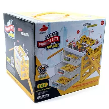 Трехуровневый гараж для автомобилей, спусковая трасса на 8 пружинах Midex