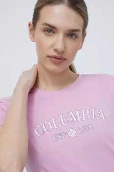 Трек футболка Columbia, розовый