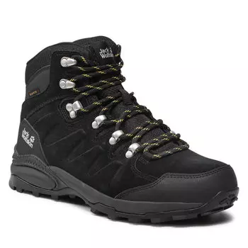 Трекинговые ботинки Jack Wolfskin RefugioTexapore Mid, черный