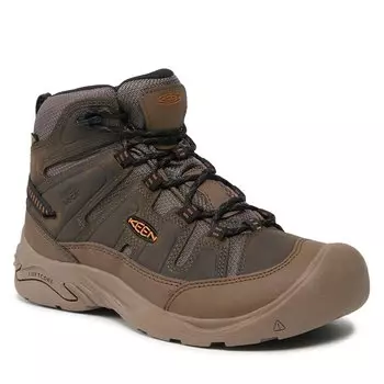 Трекинговые ботинки Keen CircadiaMid Wp, коричневый