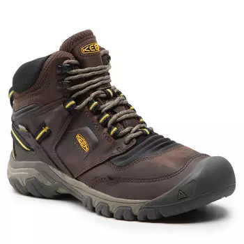 Трекинговые ботинки Keen RidgeFlex Mid, коричневый