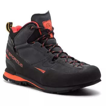 Трекинговые ботинки La Sportiva BoulderX Mid, серый/черный
