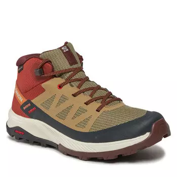 Трекинговые ботинки Salomon OutriseMid Gtx, коричневый