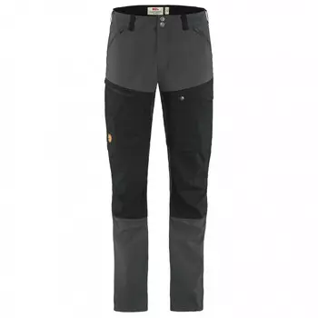 Трекинговые брюки Fjllrven Abisko Midsummer Zip Off Trousers, цвет Dark Grey/Black
