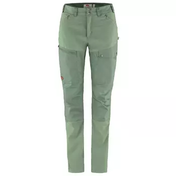 Трекинговые брюки Fjllrven Women's Abisko Midsummer Trousers, цвет Jade Green/Patina Green