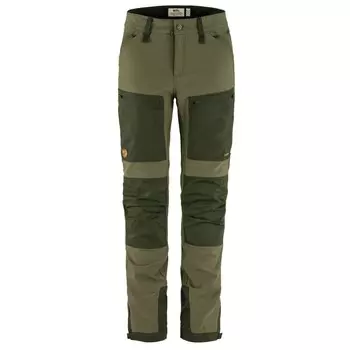 Трекинговые брюки Fjllrven Women's Keb Agile Trousers, цвет Laurel Green/Deep Forest