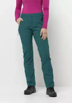 Трекинговые брюки Jack Wolfskin "GLASTAL WINTER PANTS W", зеленый