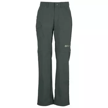 Трекинговые брюки Jack Wolfskin Safari Zip Off Kid's, цвет Slate Green