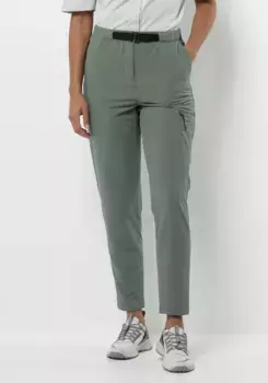 Трекинговые брюки Jack Wolfskin "WANDERMOOD PANTS W", зеленый