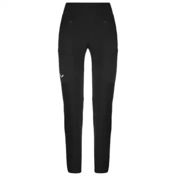 Трекинговые брюки Salewa Puez DST Warm Cargo Tights, цвет Black Out