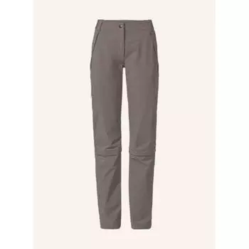 Трекинговые брюки VAUDE Farley Stretch Capri T-Zip III, бежевый