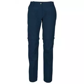 Трекинговые брюки Vaude Women's Farley Stretch Zip Off II, цвет Dark Sea