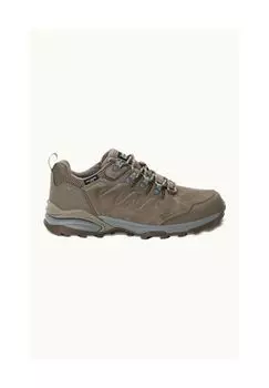 Трекинговые кроссовки REFUGIO TEXAPORE LOW W Jack Wolfskin, бежевый
