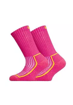 Трекинговые носки SAANA JR, 2 шт., со структурой Flextech UphillSport, розовый
