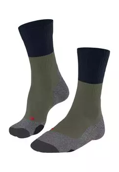 Трекинговые носки TK2 Explore, терморегулирующие, влагопоглощающие, мужские FALKE, цвет Herb