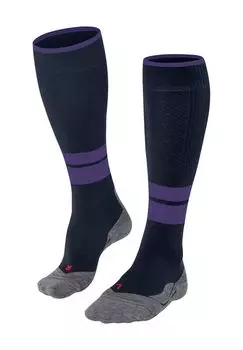 Трекинговые носки ТК Compression Energy, компрессионные зоны, способствуют кровообращению, женские FALKE, цвет Marine