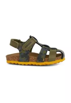Трекинговые сандалии CHALKI Geox, цвет sage ochre yellow