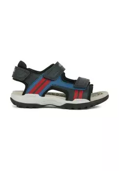 Трекинговые сандалии Geox, цвет navy red