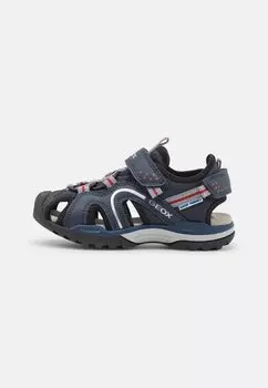 Трекинговые сандалии JR BOREALIS Geox, цвет navy/red