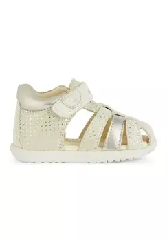Трекинговые сандалии MACCHIA GIR Geox, цвет milk white light silver