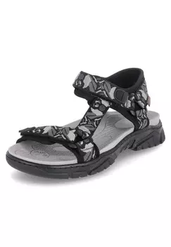 Трекинговые сандалии Rieker, цвет schwarz grau