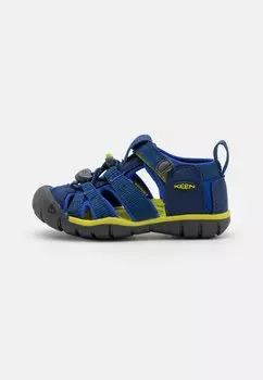 Трекинговые сандалии Seacamp Ii Cnx Children Unisex Keen, цвет blue depths/chartreuse