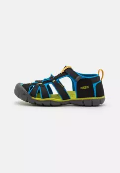 Трекинговые сандалии Seacamp Ii Cnx Youth Unisex Keen, цвет black/brilliant blue