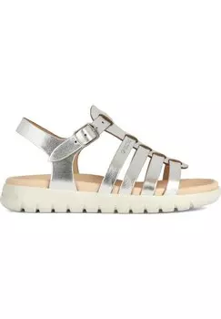 Трекинговые сандалии Soleima Gir Geox, цвет silver