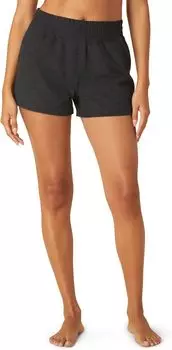 Трекинговые шорты с высокой талией Spacedye Beyond Yoga, цвет Darkest Night