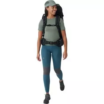 Трекинговые тайтсы Abisko Pro женские Fjallraven, цвет Indigo Blue/Iron Grey