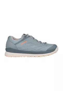 Трекинговые туфли Malta GTX, замша, подкладка GORE-TEX, женские LOWA, цвет Eisblau/ Mandarine